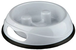 WhiteTrixie Dog Puppy Slow Feed Bowl Non Slip Prevent Bloat & Gulping Lge 25033 - Picture 1 of 3