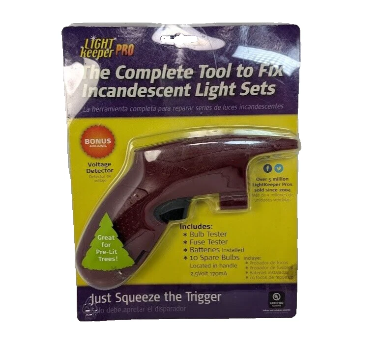 Light Keeper Pro Repair Tool Fix Christmas Incandescent String Patio Used - Image 1 of 4