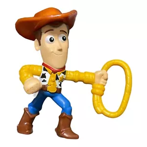 Disney Toy Story Woody Fisher Price Imaginext 3" Action Figure With Rope Lasso - Picture 1 of 4