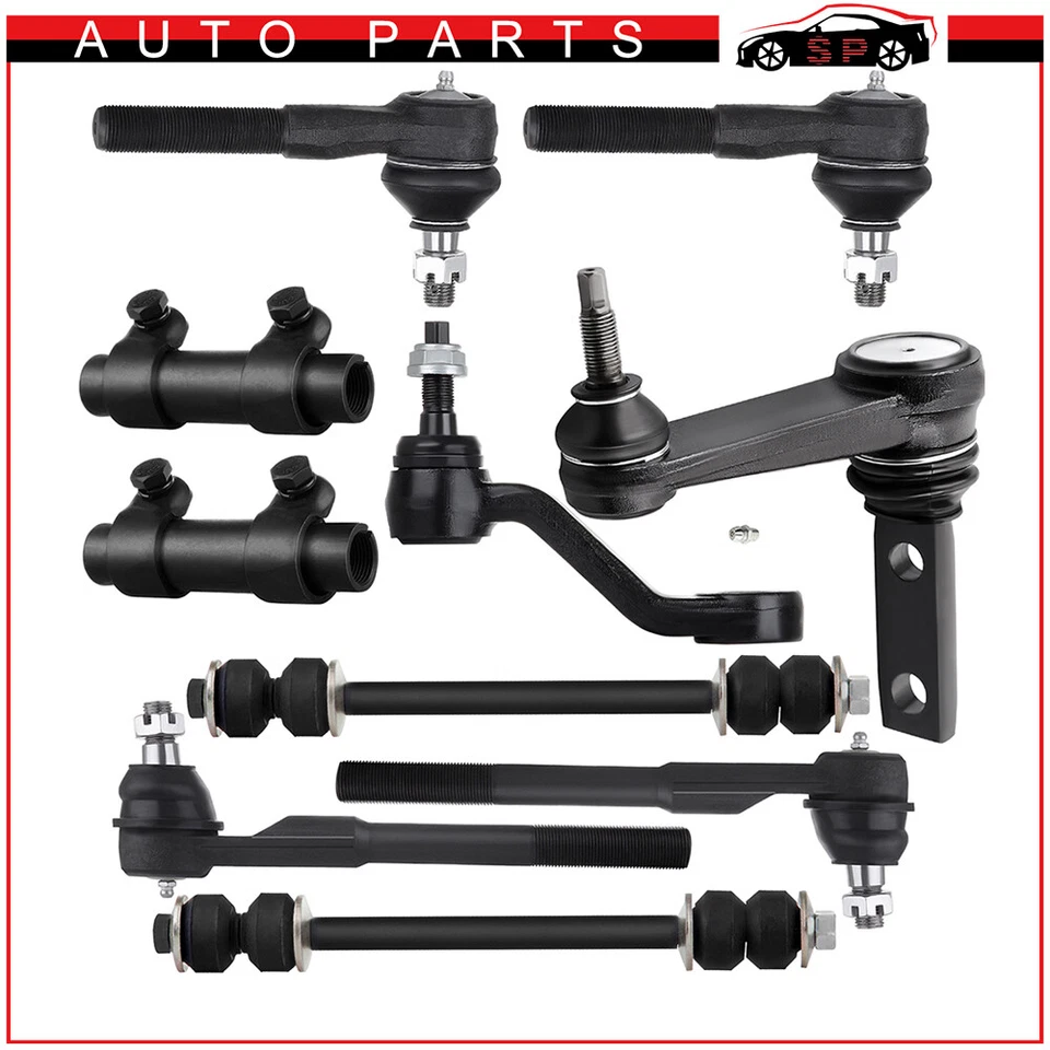 10 piezas para Dodge Ram 1500 2000 2001 2x2 extremos de varilla de amarre Pitman brazo loca barras estabilizadoras Foto 1 de 1