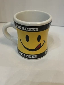 Houston Harvest Vintage 2002 Ceramic Joe Boxer Smile Heavy Thick Mug Cup 31413 - Picture 1 of 4