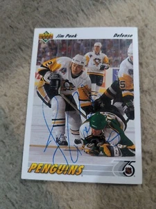 Jim Paek signed ice hockey card. - Picture 1 of 4
