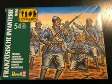 Revell 02505 - World War I French Infantry, - RARE 1° GREEN BOX