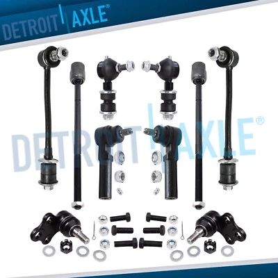 10pc Tie Rod Ball Joint Sway Bar Link Kit for 1993-2002 Mercury Villager Quest - Image 1 of 4