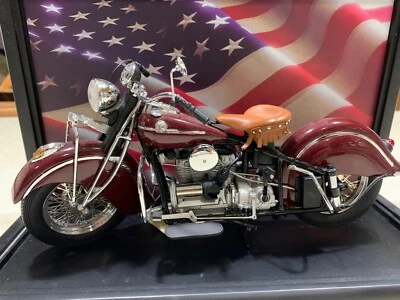 1942 Franklin Mint Indian Model 442 in Display Case B11UL61 - Image 1 of 4