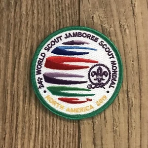 2019 (24th) Boy Scout World Jamboree GREEN Border Pocket Patch. Mint Condition! - Picture 1 of 1