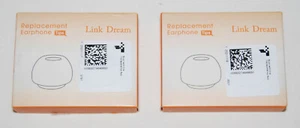 NIB 2X Link Dream 12 pc White Replacement Earbud Tips with Box in Multiple Sizes - Picture 1 of 4