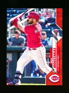 2020 TOPPS UPDATE SERIES MINI ON DEMAND #U-6 MIKE MOUSTAKAS RED PARALLEL SSP #/5
