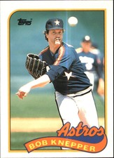 1989 Topps Tiffany Houston Astros Baseball Card #280 Bob Knepper