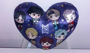 BTS winzig hellbraun lila Herz Kissen Kissen Merch Sega K-Pop - Bild 1 von 4
