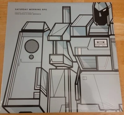 New SATURDAY MORNING RPG original soundtrack Vinyl Record Limited Run #395 Blue - Image 1 of 2
