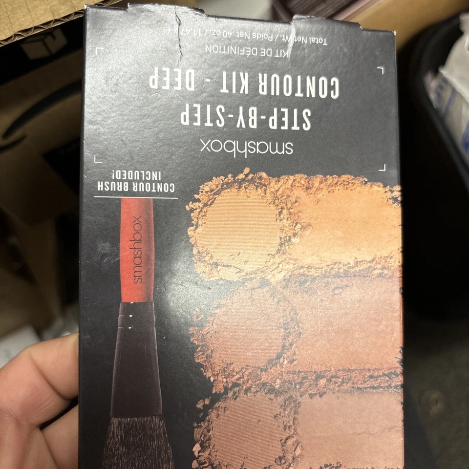 New Smashbox Step by Step Contour Bronze Highlight Kit Deep with Brush  - Image 1 of 1