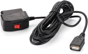 Cavo Alimentazione OBD Universale per Dash Camera,24 Ore di Sorveglianza/Modalità Acc con Sw - Foto 1 di 12