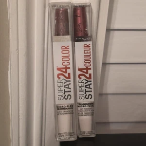 Two City Ablaze New Maybelline Super Stay 2-Step 24 hr Lippenfleck - Bild 1 von 4