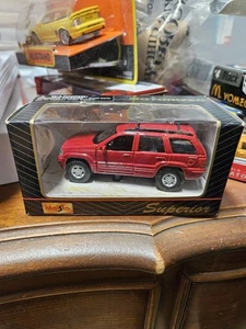 Maisto Jeep Grand Cherokee Die Cast Model 1:42 scale - Red - Picture 1 of 1