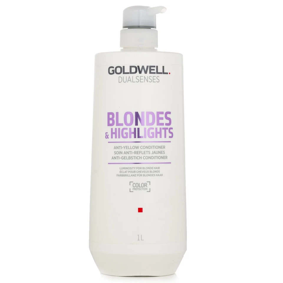 Goldwell Dualsenses Blonde & Highlights Anti-Yellow Conditioner 1L New In Box - Image 1 of 1
