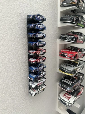 NASCAR Diecast 10 Stack Wall Display 1:64 Scale – Fits Cup, Xfinity, Truck Se - Image 1 of 4