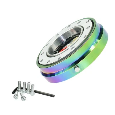 Adaptador Coche Liberación Boss Racing Hub Kit Universal Snap Off Wheel Dirección Rápida Foto 1 de 4