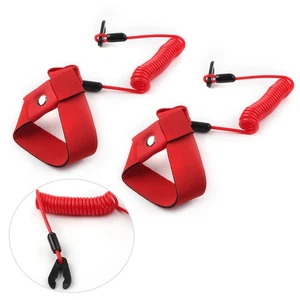 2PCS Stop Kill Key Floating Safety Wrist Lanyard For Yamaha Jet Ski Wave Runner - Picture 1 of 8