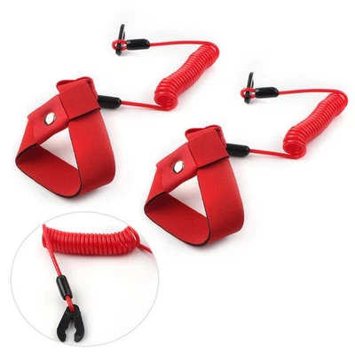 2PCS Stop Kill Key Floating Safety Wrist Lanyard For Yamaha Jet Ski Wave Runner - Image 1 of 4