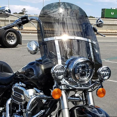 Road King Smoke Windshield Windscreen For Harley Touring FLHR 1994-2024 57995-96 Foto 1 de 4