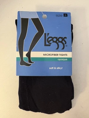 Calzas informales de microfibra para mujer azul marino cuerpo opaco talla B Foto 1 de 4