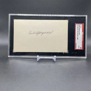 Rube Marquard 3x5 Index Card Authentic Autograph SGC - Picture 1 of 3