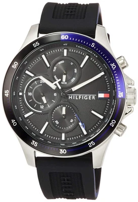 Reloj para hombre TOMMY HILFIGER Bank 1791724 esfera negra 46 mm Foto 1 de 4