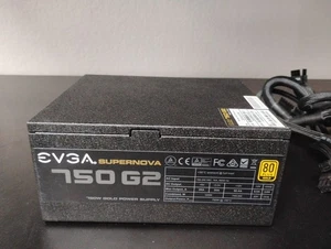 EVGA SuperNOVA 750W G2 Power Supply, 80 Plus Gold, Fully Modular, Eco Mode - Picture 1 of 6