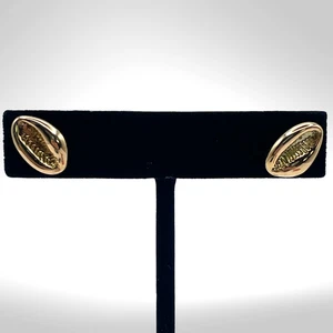 Tory Burch 18k Gold Plated Shell Stud Earrings Coastal Chic Beachy 157345 K290 - Picture 1 of 11