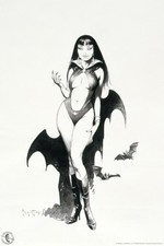 Vampire Mistress Sketch by Frank Frazetta Art Print Mural Poster 36x54 inch