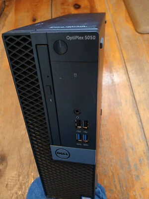 Dell Optiplex 5050 SFF PC 256GB NVMe Intel Core i5-7500 3.40 GHz 8GB RAM Win10 - Image 1 of 4