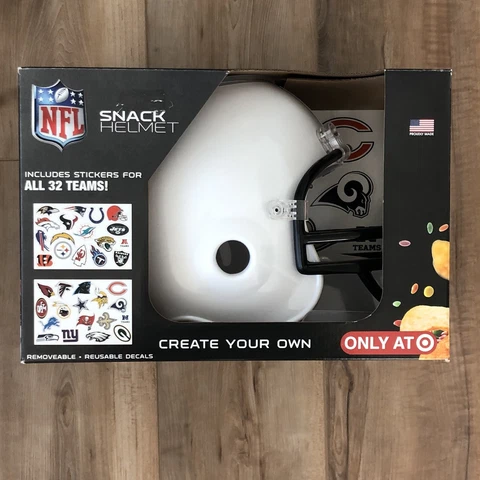 WINCRAFT NFL FOOTBALL SNACK HELMET CREATE YOUR OWN STICKERS FOR EVERY TEAM Cover