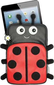 Universal Novelty Case Cover Sleeve Pouch with Zip for 7 inch Tablets - Ladybird - Picture 1 of 6