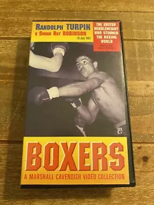 Boxers Collection 6 VHS Video Randolph Turpin V Sugar Ray Robinson - Picture 1 of 4