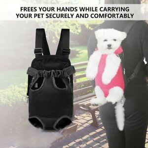 Mesh Dog Carrier Shoulder Carry Sling Net Bag Tote Pet Front/Back Backpack