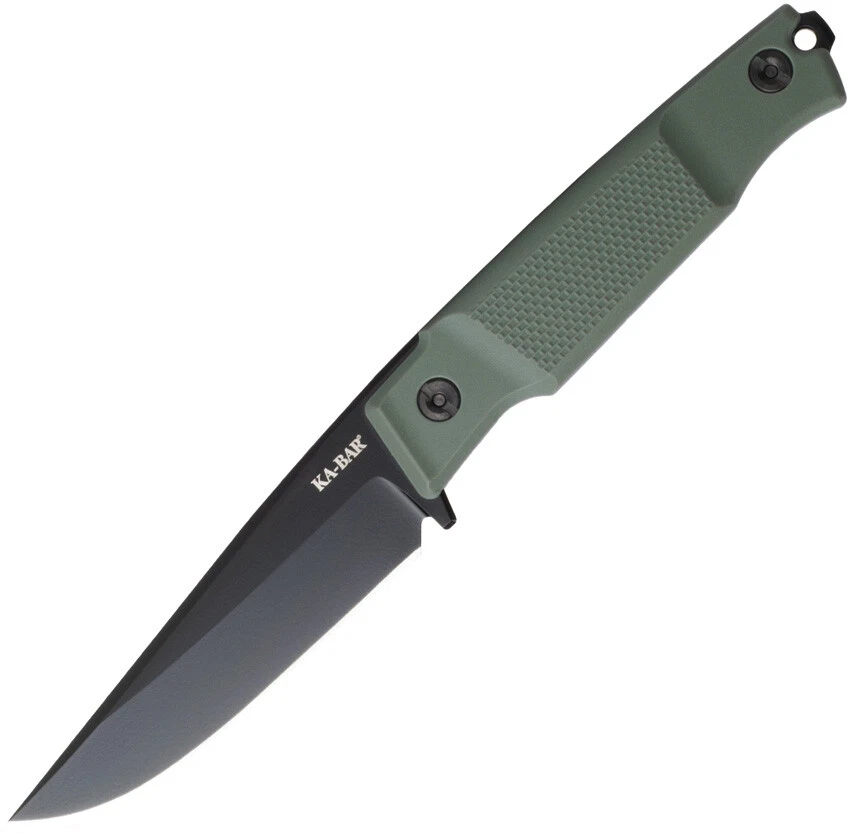 Ka-Bar APEX KNIFE 3.9" Sheath D2 Steel Green Handle 5500 FAST SHIP