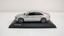1:43 KYOSHO 2010 AUDI A8 D4 SEDAN SILVER DIECAST CARS