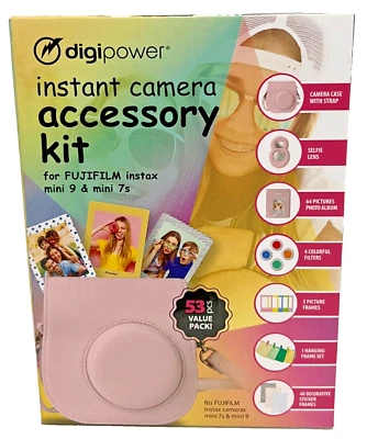 Digipower Instant Camera 53 pc Accessory Kit for FujiFilm Instax Mini 9 & 7s NEW - image 1 of 2