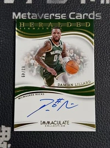 2023-24 Immaculate Heralded Auto Damian Lillard 03/49 SSP - Picture 1 of 2