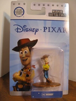 Disney Nano Metalfigs - Toy Story - Carded - Woody - Miniature Figurine- 2017 - Image 1 of 4