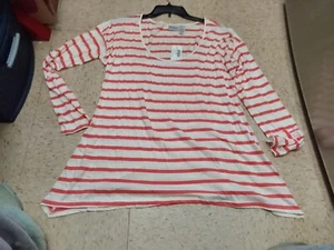 Nuevo con etiquetas Chico Mujer Elegante Rayas Natalia 3/4 Mandarina Prenda para el torso de ensueño Puntos laterales 2 - Imagen 1 de 1