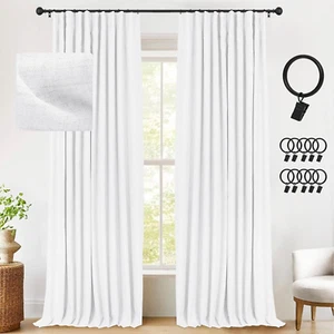 Thermal Sliding Door Curtains 100% Blackout Curtains for Bedroom, Sliding Glass - Picture 1 of 7