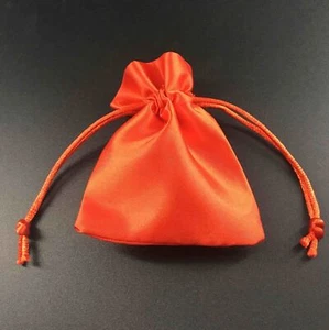 Satin Silk Jewellery Drawstring Gift Bag Favour Wedding Party Pouches 4 Sizes - Picture 1 of 26