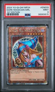YUGIOH PSA 9 Dark Magician Girl MP24-EN009 QCR 1ère édition - Photo 1/2