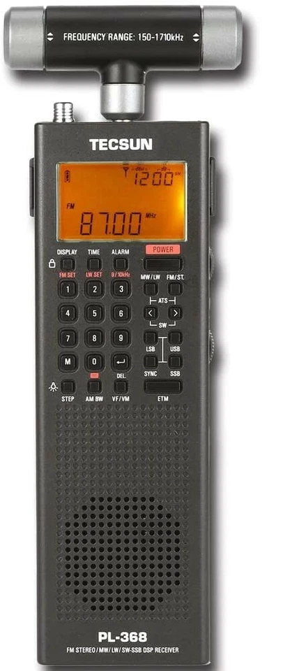 TECSUN PL-368 FV3684 Tragbarer Empfänger SSB / FM / AM DSP ETM ATS MW SW 330021 - Bild 1 von 1