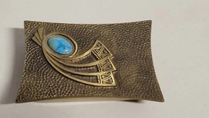 Vintage Oppenheim Israel Brass Trinket Box - Picture 1 of 8