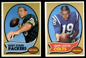 1970 Topps Football Complete Set (263) Avg EXMT/NMT O.J. Simpson RC Namath Starr - Picture 1 of 5