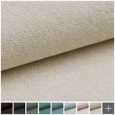 novely® GONZO Webstoff in feiner Bouclé-Optik - Robuster Möbelstoff mit Ultra-Cl - Bild 1 von 4