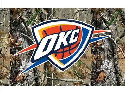 Oklahoma City CAMO Thunder Flag 3x5ft Banner Polyester basketball thunder008 Cover